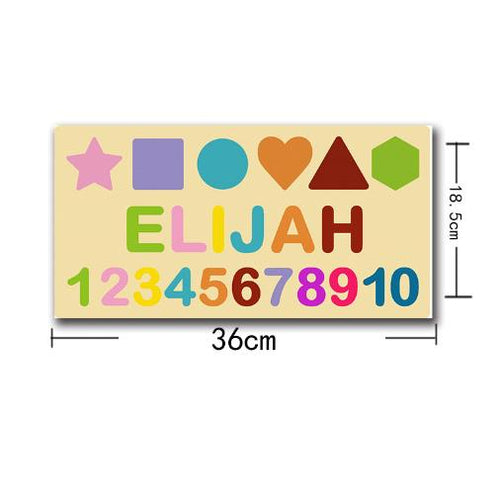 Load image into Gallery viewer, Baby Names - Personalized Children&#39;s Wooden Puzzle
