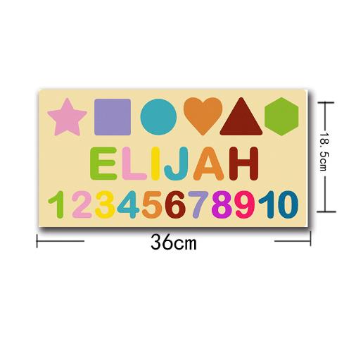 Baby Names - Personalized Children's Wooden Puzzle