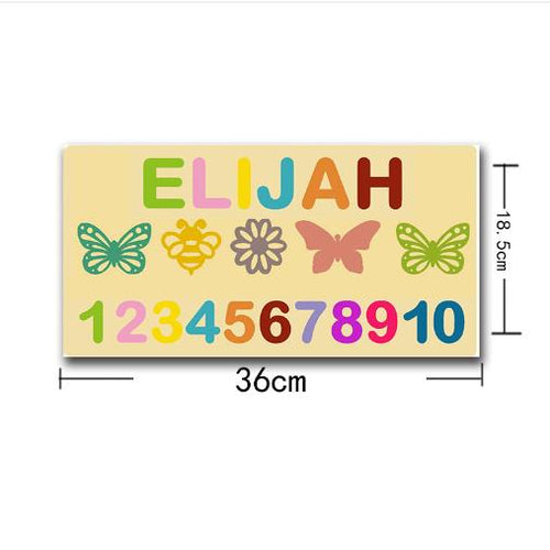 Load image into Gallery viewer, Baby Names - Personalized Children&#39;s Wooden Puzzle
