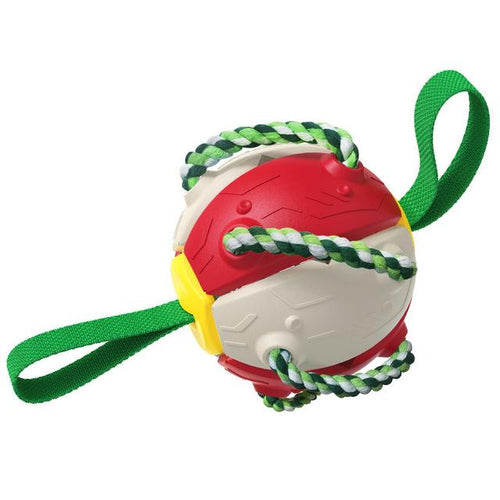 Load image into Gallery viewer, Interactive Flying Disk Ball Dog Toy
