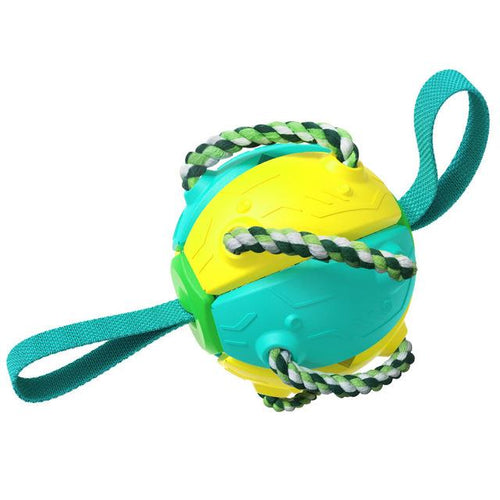 Load image into Gallery viewer, Interactive Flying Disk Ball Dog Toy
