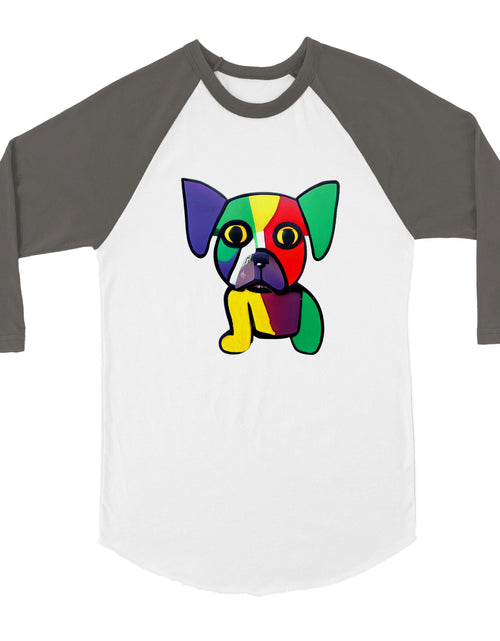 Load image into Gallery viewer, &quot;BUBU&quot;  Unisex 3/4 sleeve Raglan T-shirt
