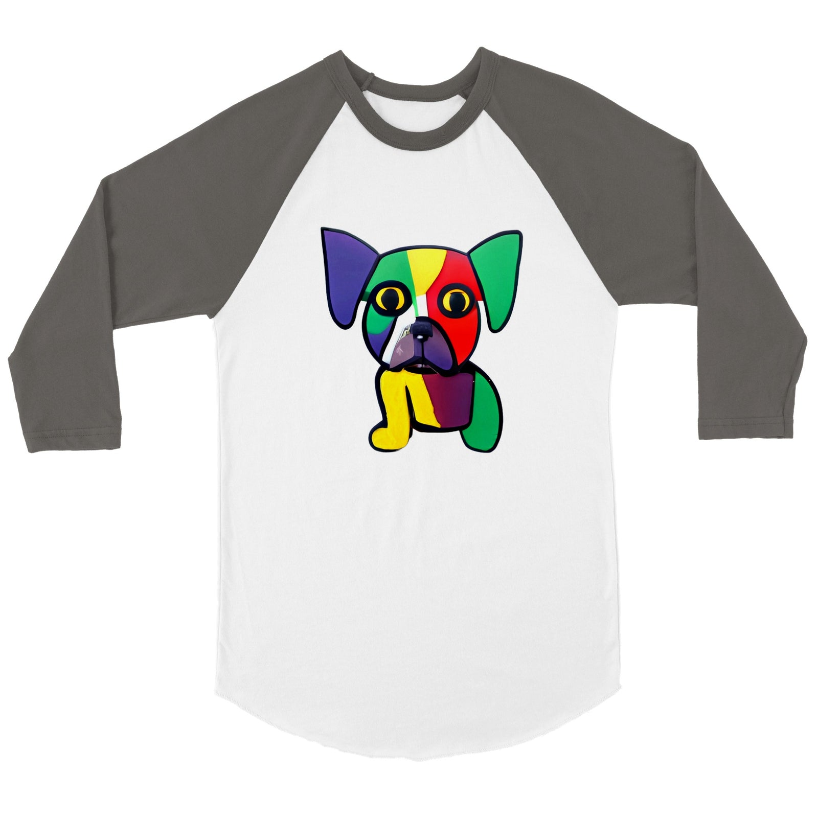 "BUBU"  Unisex 3/4 sleeve Raglan T-shirt