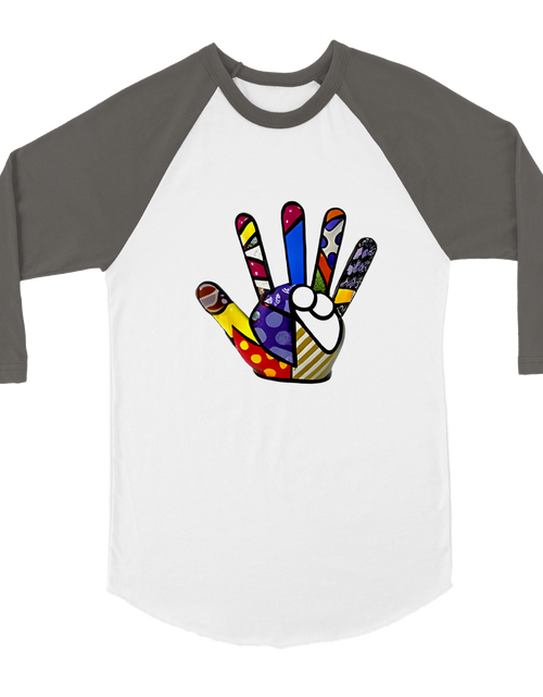 Load image into Gallery viewer, Unisex 3/4 sleeve Raglan T-shirt
