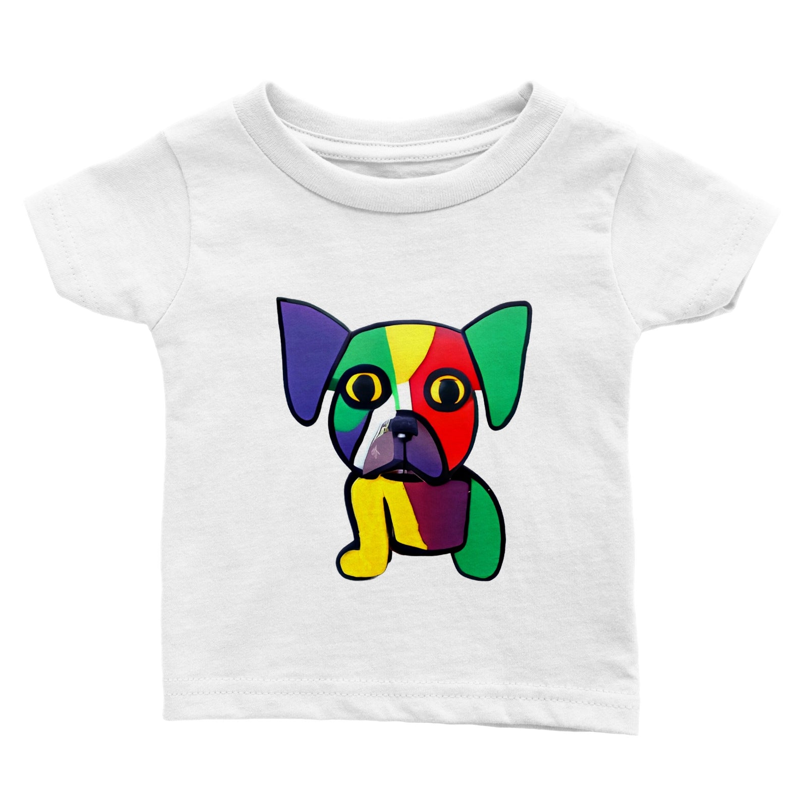 "BUBU" Polycotton Unisex Crewneck T-shirt - Classic Baby Crewneck T-shirt