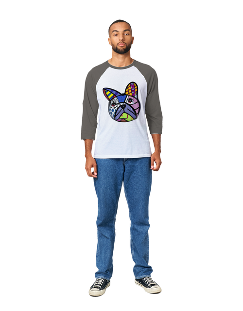 Load image into Gallery viewer, DOGGY Unisex 3/4 sleeve Raglan T-shirt
