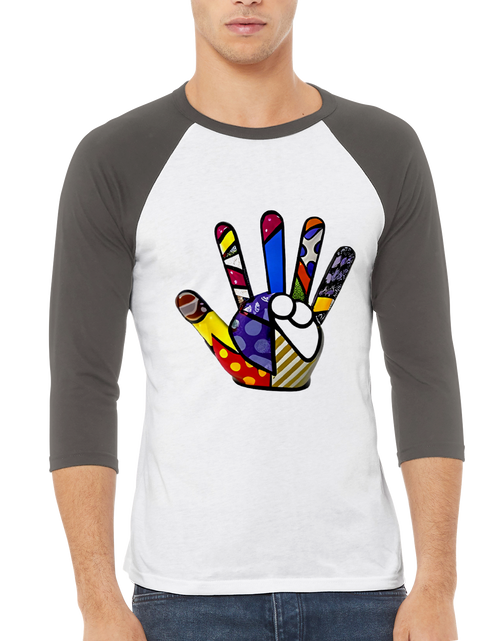 Load image into Gallery viewer, Unisex 3/4 sleeve Raglan T-shirt
