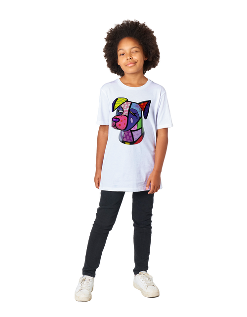 Load image into Gallery viewer, Doggy Organic Kids Crewneck T-shirt
