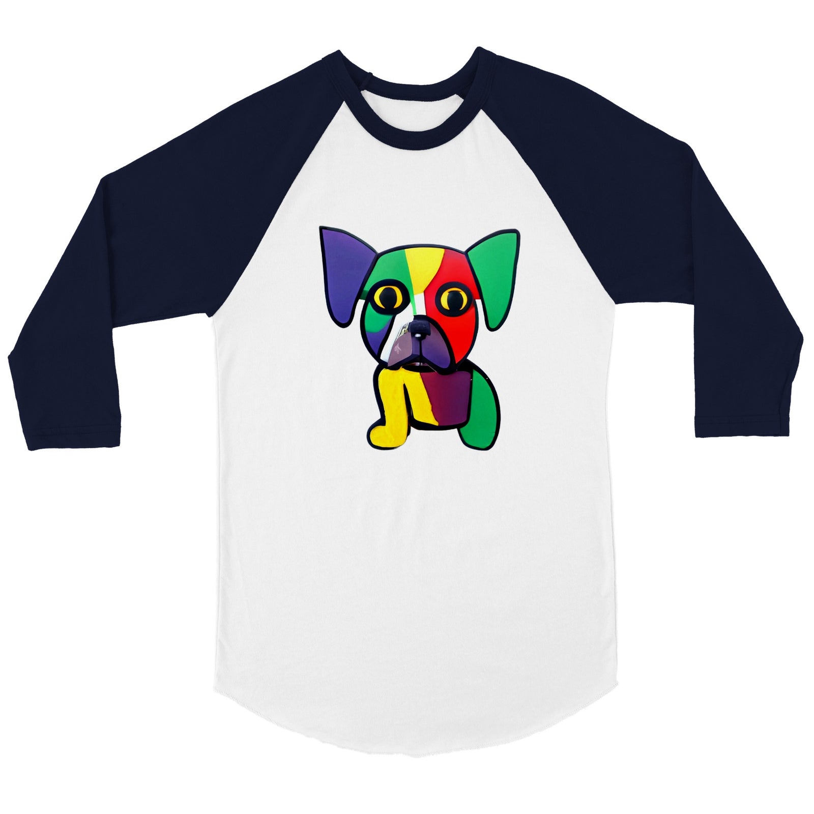 "BUBU"  Unisex 3/4 sleeve Raglan T-shirt