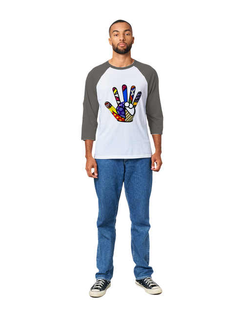 Load image into Gallery viewer, Unisex 3/4 sleeve Raglan T-shirt
