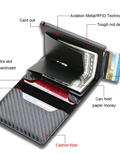 Load image into Gallery viewer, Slim RFID Wallets for Men
