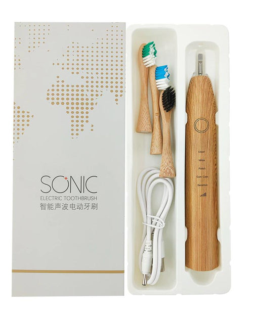 Load image into Gallery viewer, Bamboo Electric Toothbrushes
