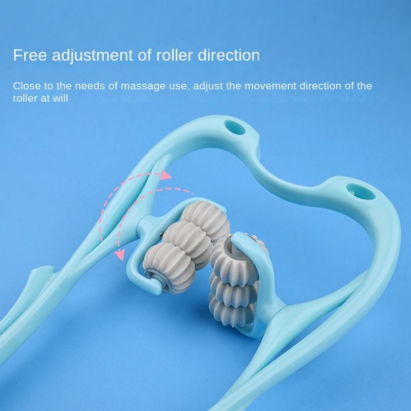 Multifunctional Manual Six-wheel Neck Massager