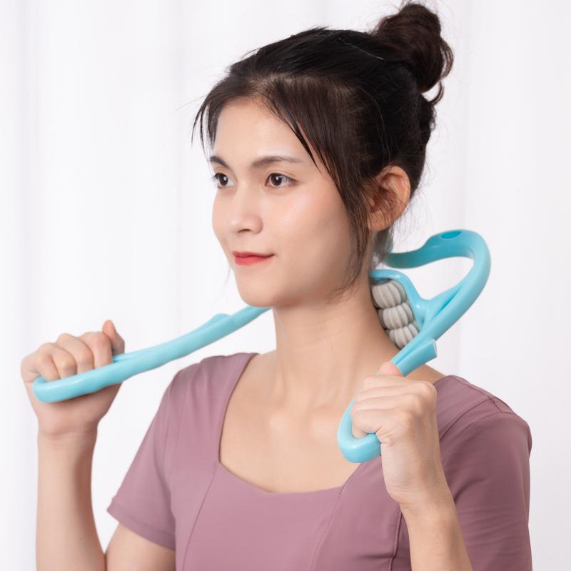 Multifunctional Manual Six-wheel Neck Massager