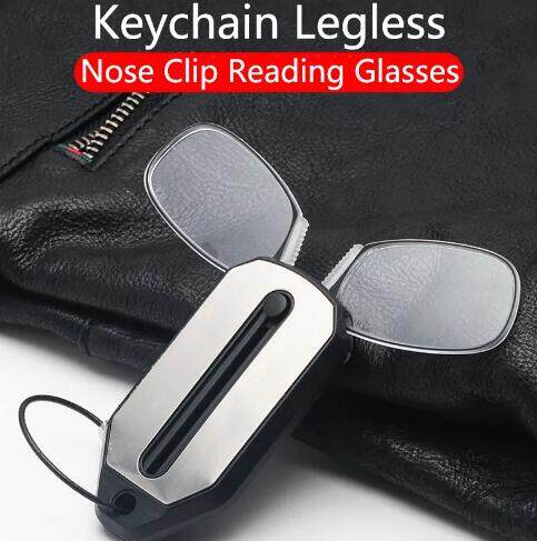 Load image into Gallery viewer, Folding Legless Nose Clip Reading Glasses
