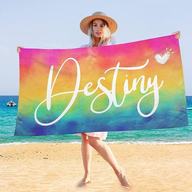 Customize Logo Brand Beach Towel Summer Towels