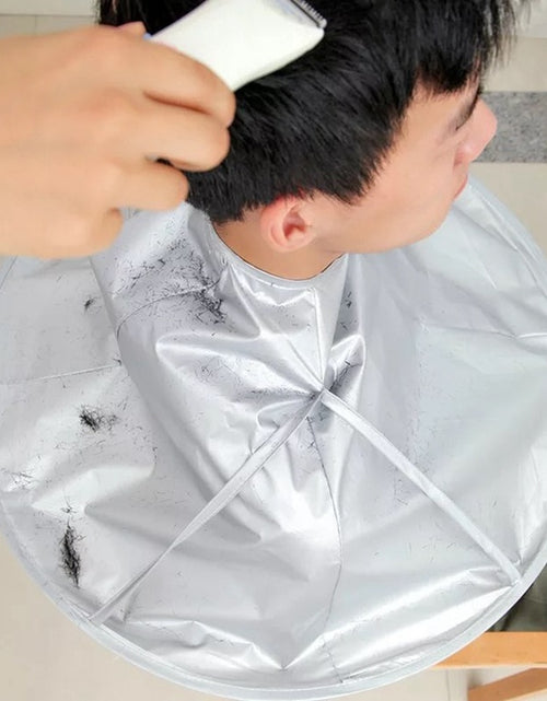 Load image into Gallery viewer, Adult Medium Size Haircut Cloak Cloth Hair Dye Three-Dimensional Breathable Household Haircut Cloak Foldable Haircut Tool
