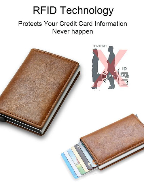 Load image into Gallery viewer, Slim RFID Wallets for Men
