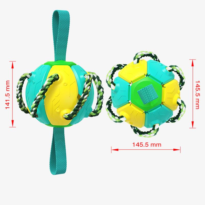 Interactive Flying Disk Ball Dog Toy